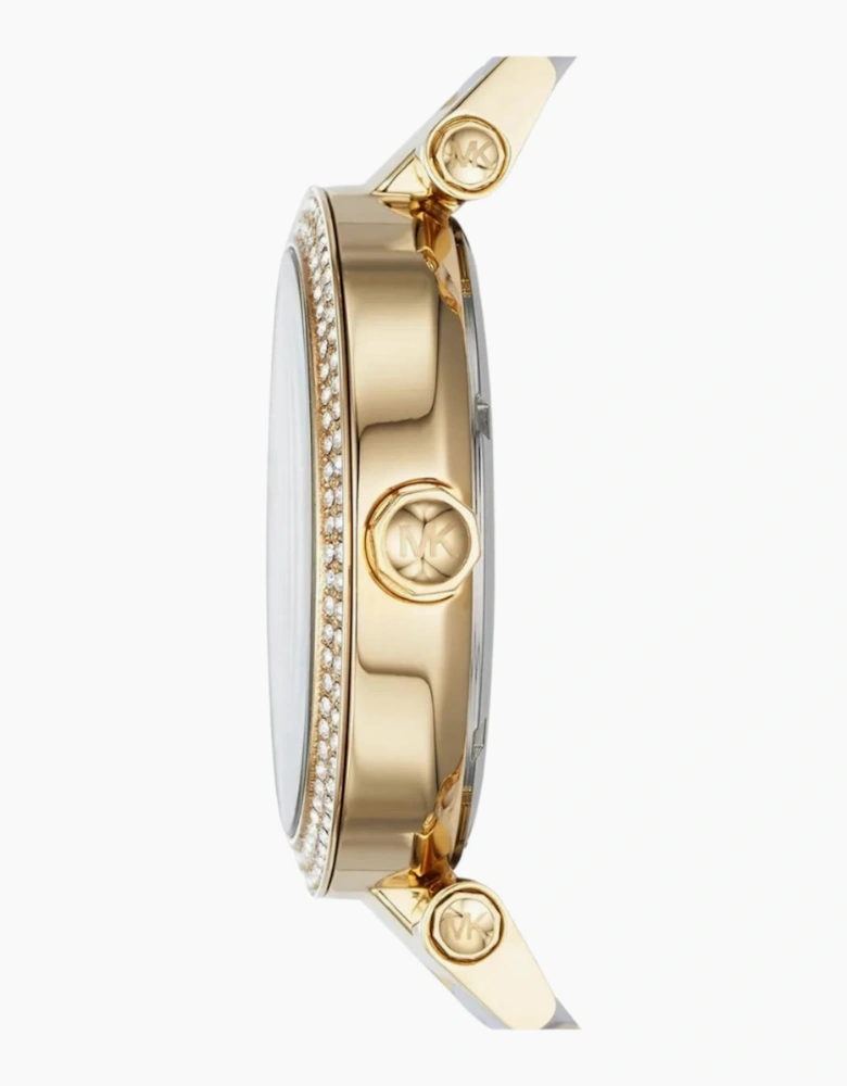 Michael Kors Ladies Parker Yellow Gold Watch MK6313