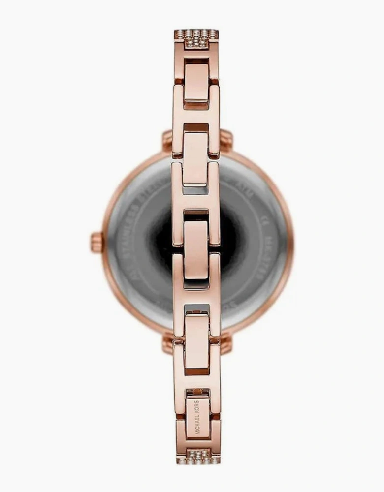 Michael Kors Ladies Rose Gold Jaryn Watch MK3785