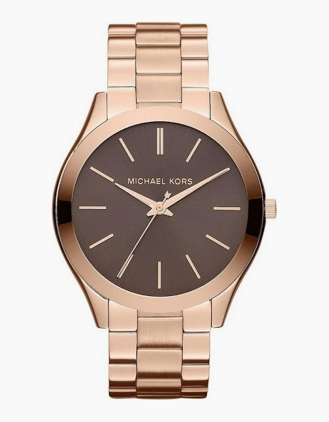 Michael Kors Ladies  Slim Runway Rose Gold Watch MK3181
