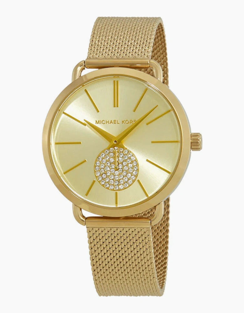 Michael Kors Portia Ladies Gold Watch MK3844