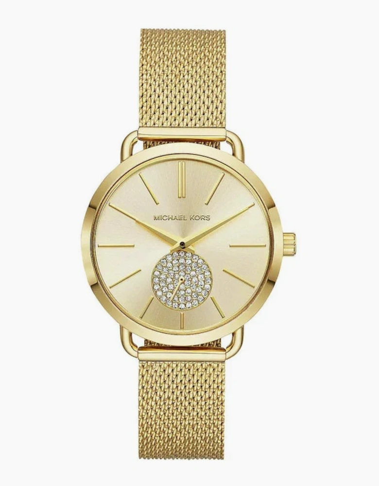 Michael Kors Portia Ladies Gold Watch MK3844