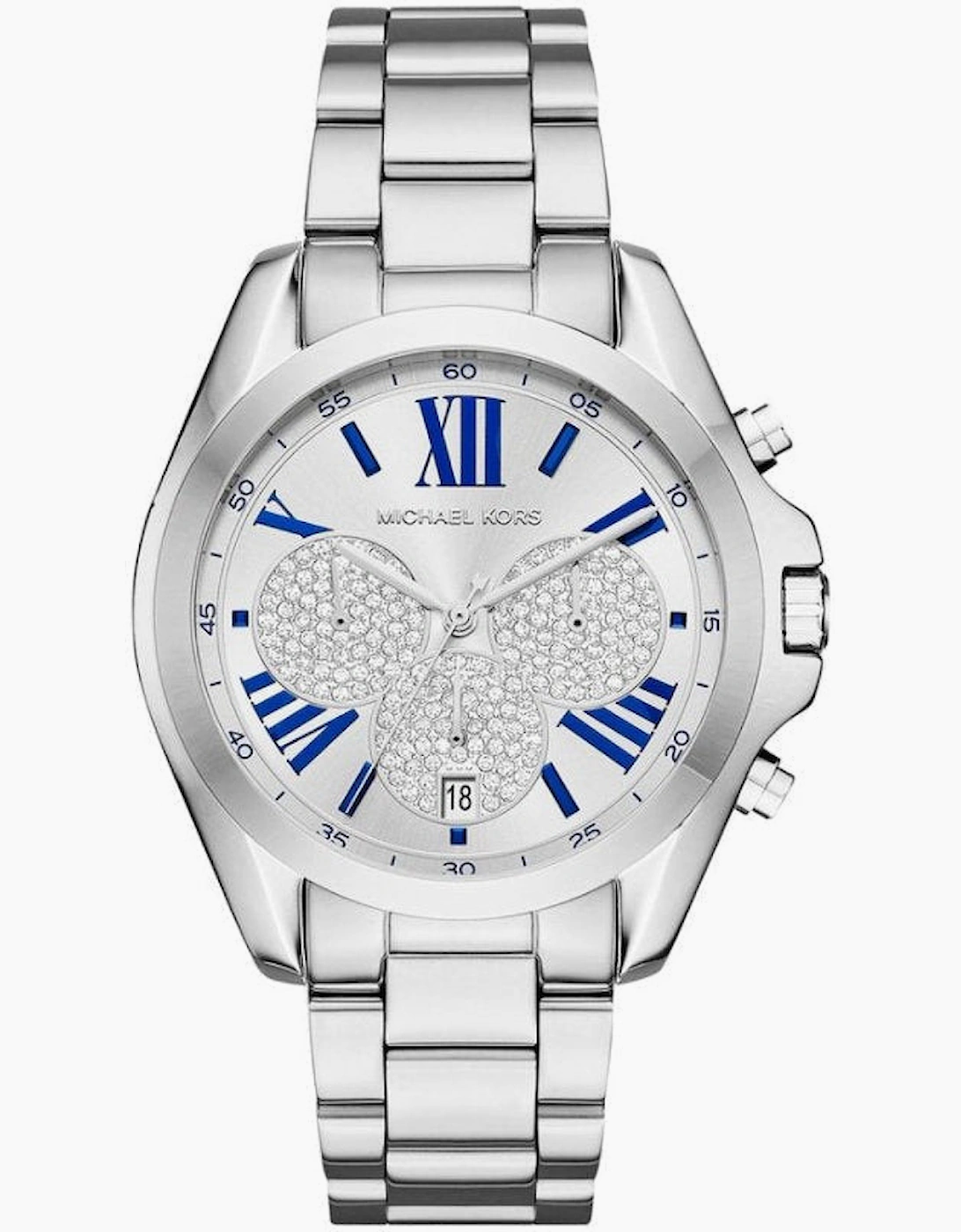 Michael Kors Ladies Bradshaw Silver Watch MK6320