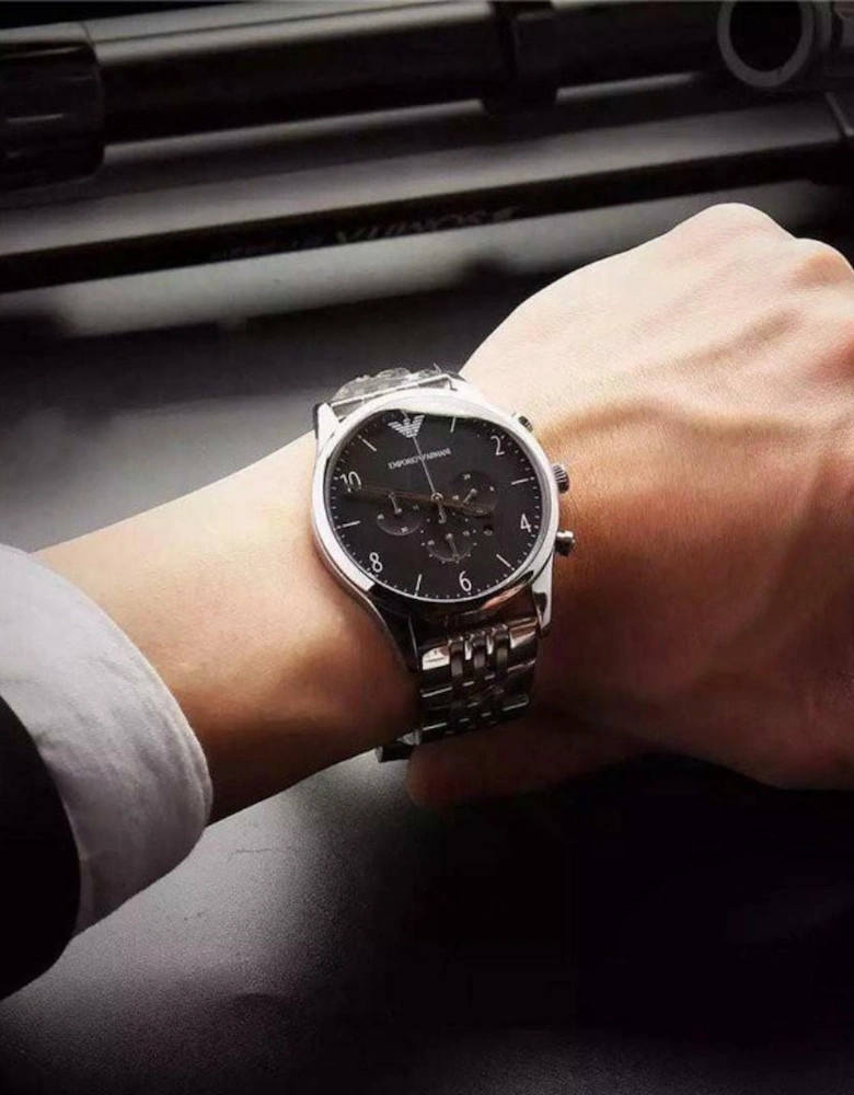 Emporio Armani Men's Silver Watch AR1863