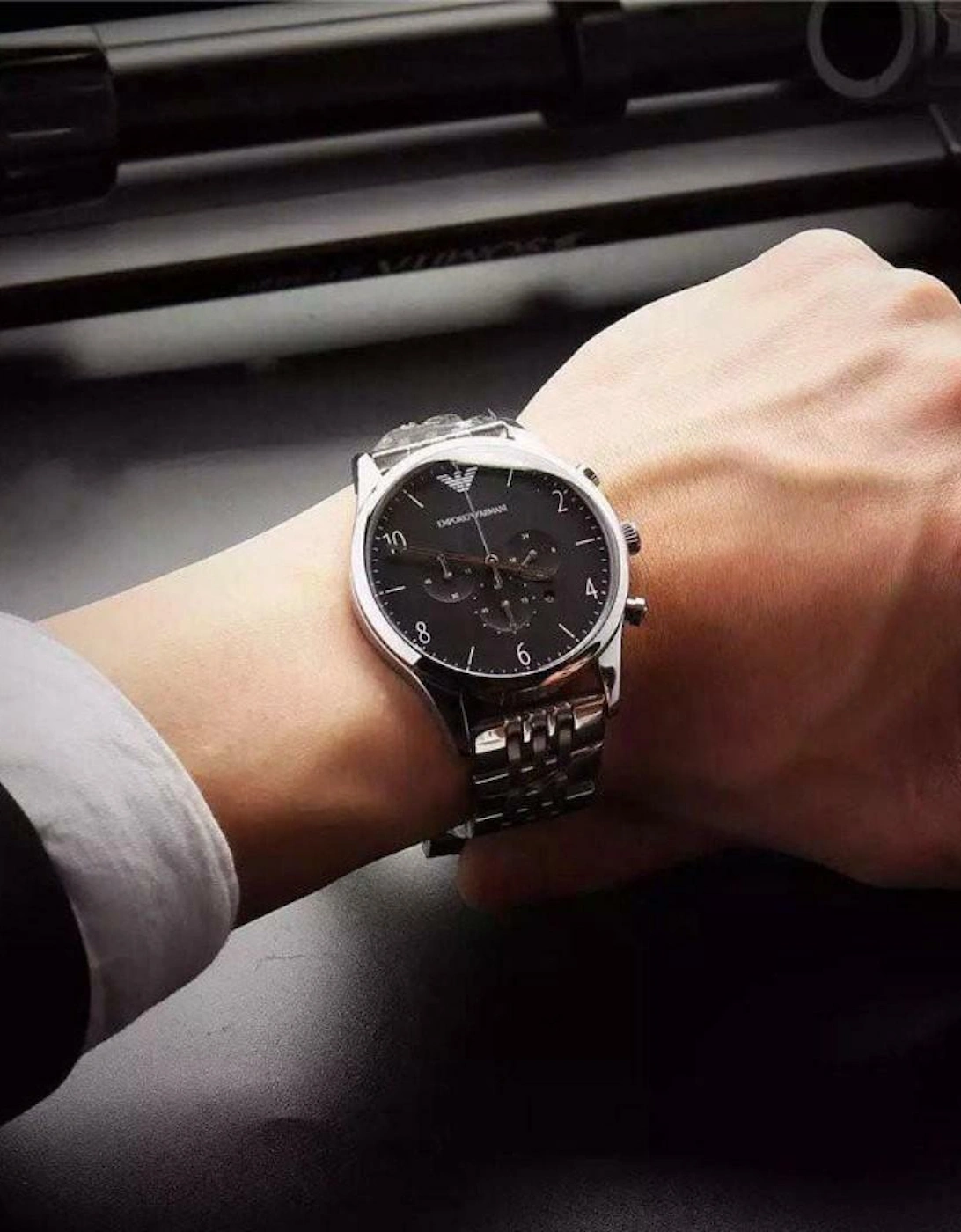 Emporio Armani Men's Silver Watch AR1863