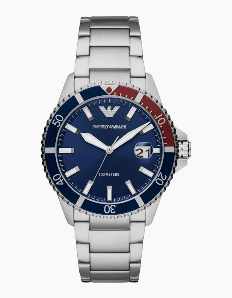 Emporio Armani Men's Diver Silver Watch AR11339