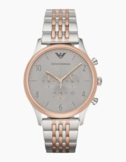 Two-Tone Silver / Rose Gold