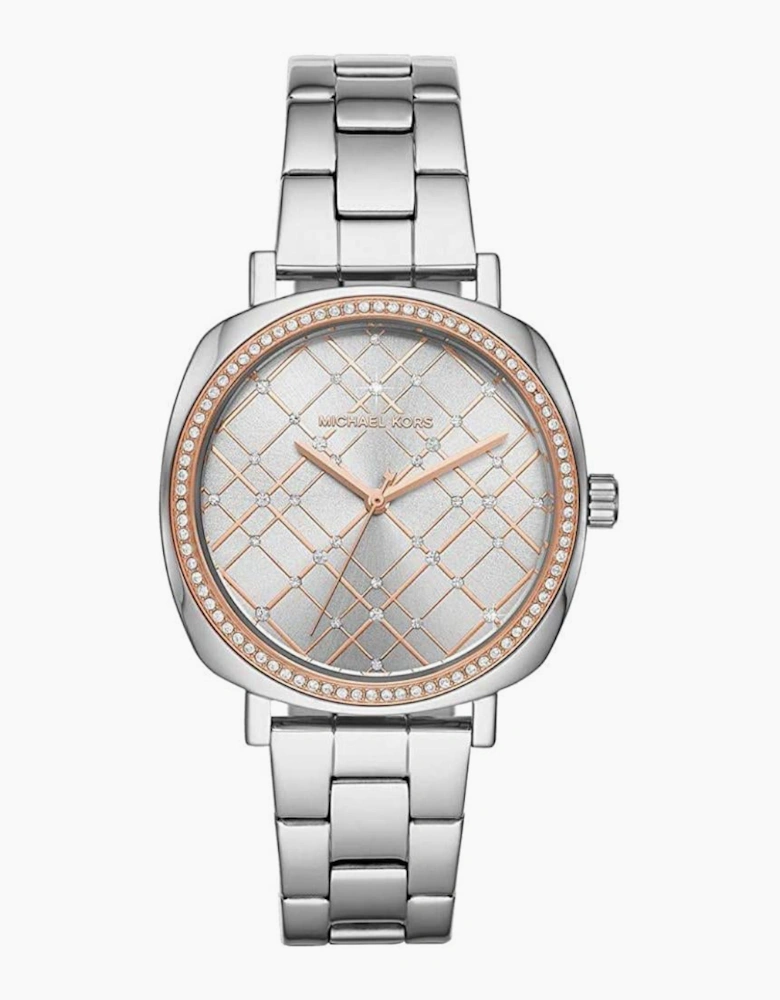Michael Kors Ladies Silver Nia Watch MK3988