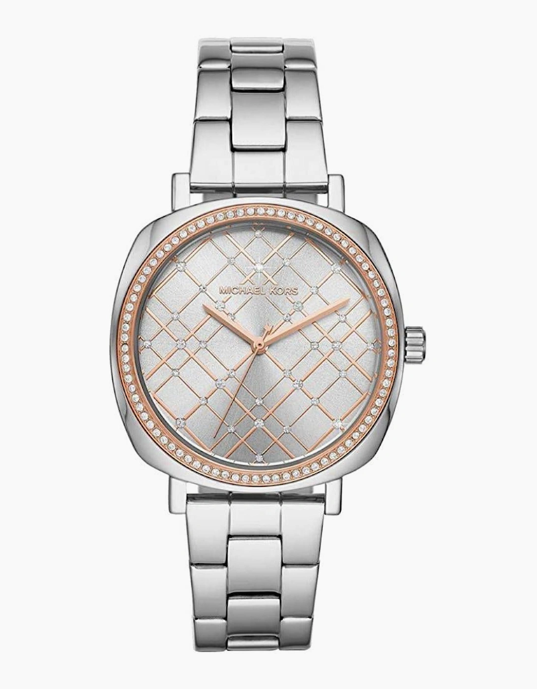 Michael Kors Ladies Silver Nia Watch MK3988