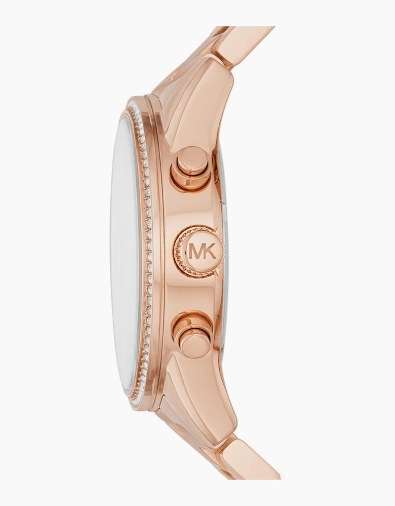 Michael Kors MK6357 RITZ Rose Gold Chronograph Ladies Watch