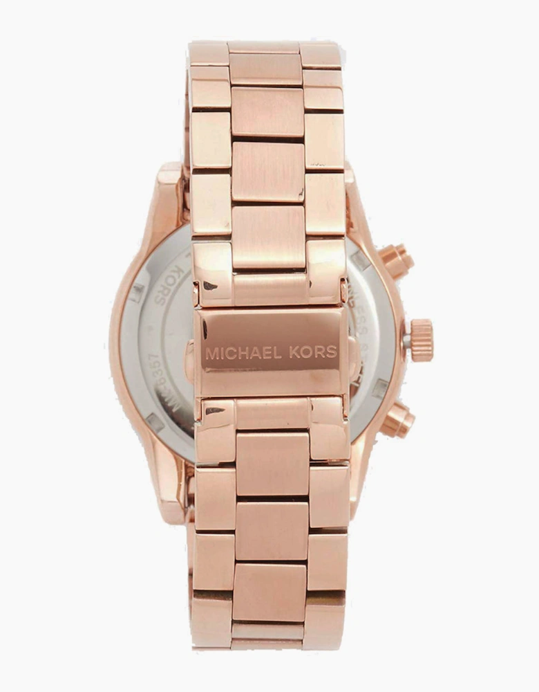 Michael Kors MK6357 RITZ Rose Gold Chronograph Ladies Watch