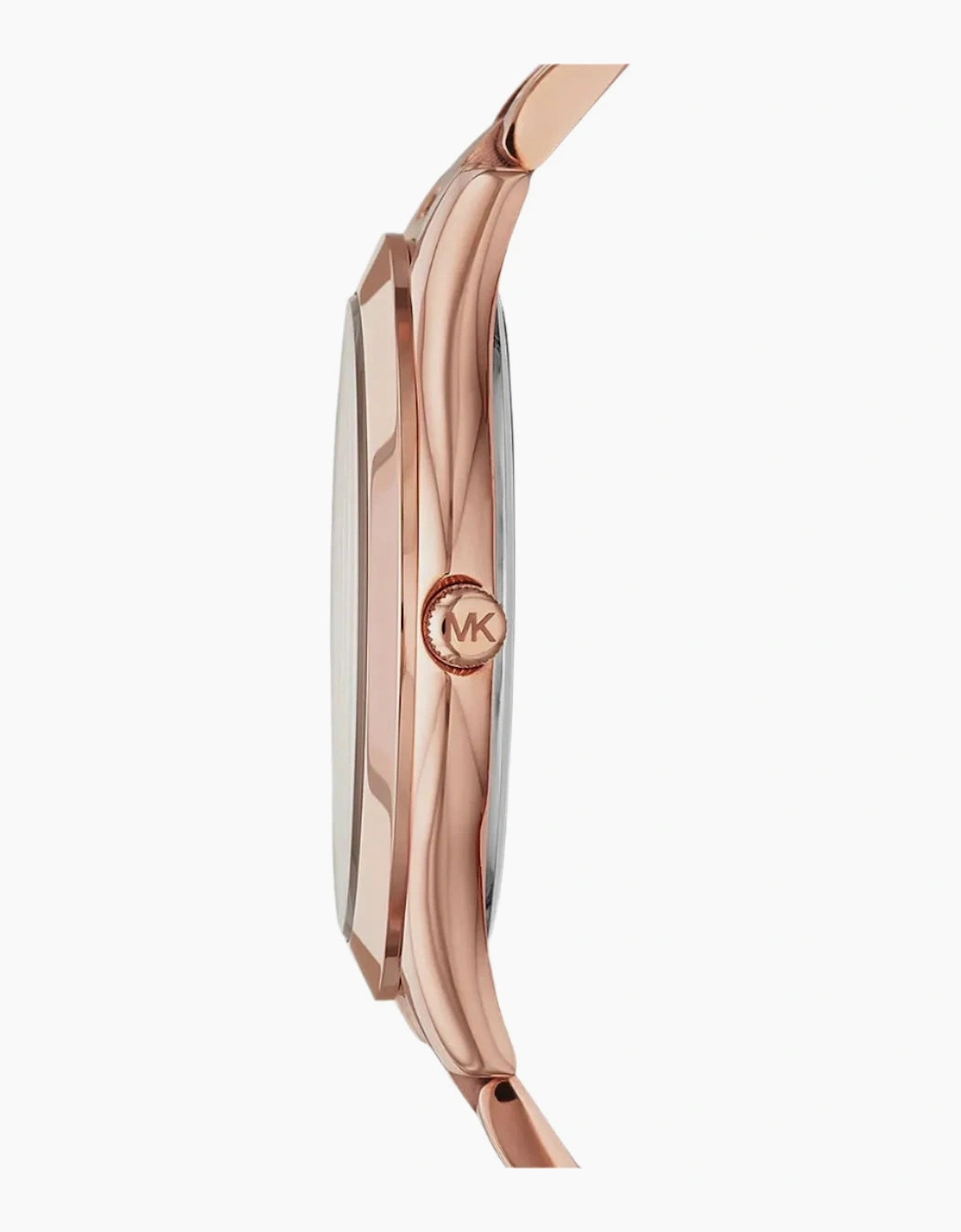Michael Kors Ladies Slim Runway Rose Gold Watch MK3197