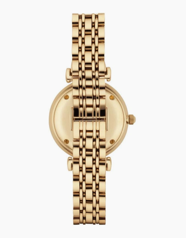 Emporio Armani Ladies T-Bar Gianni Gold Watch AR1877