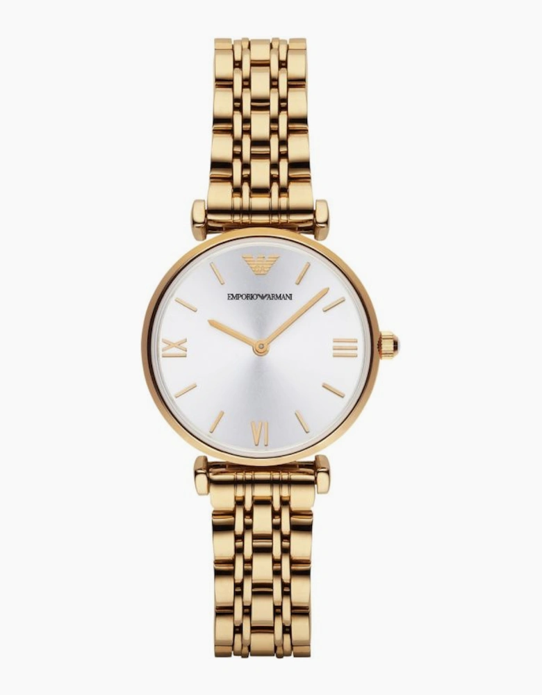 Emporio Armani Ladies T-Bar Gianni Gold Watch AR1877