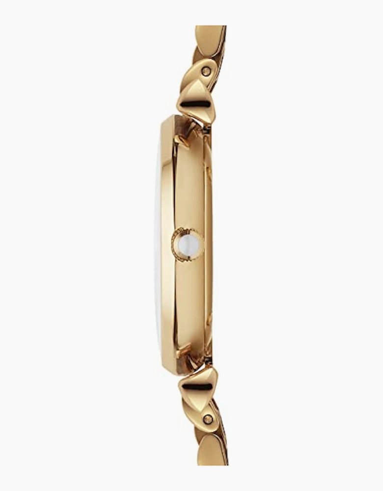 Emporio Armani Ladies T-Bar Gianni Gold Watch AR1877