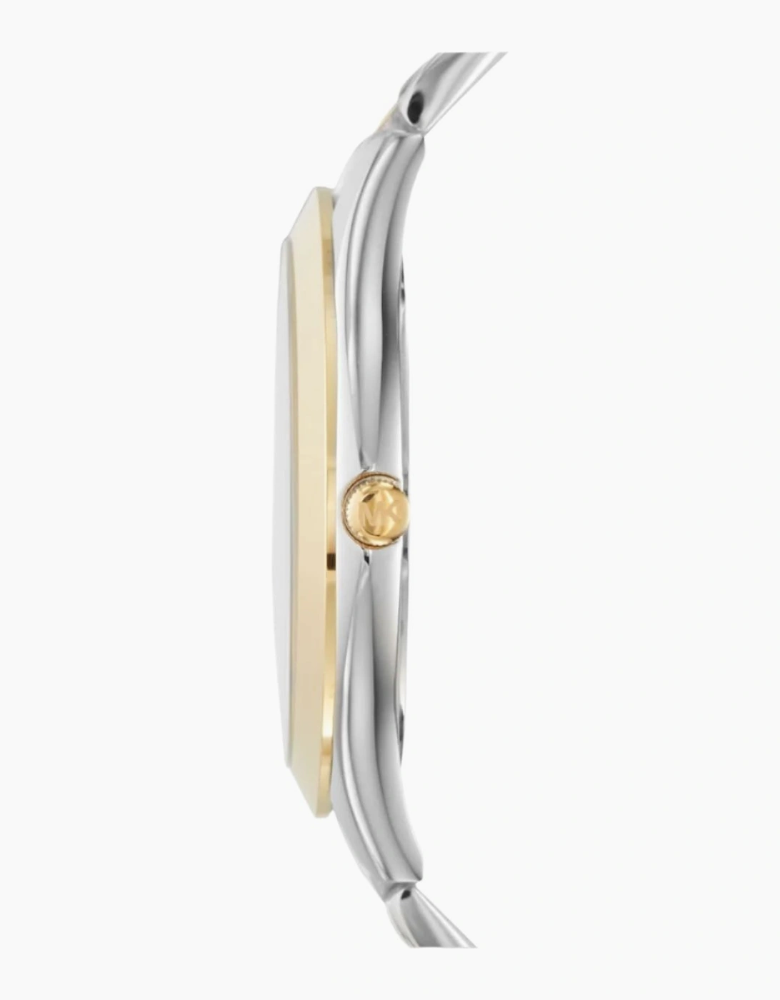 Michael Kors Ladies Slim Runway Silver Watch MK3198