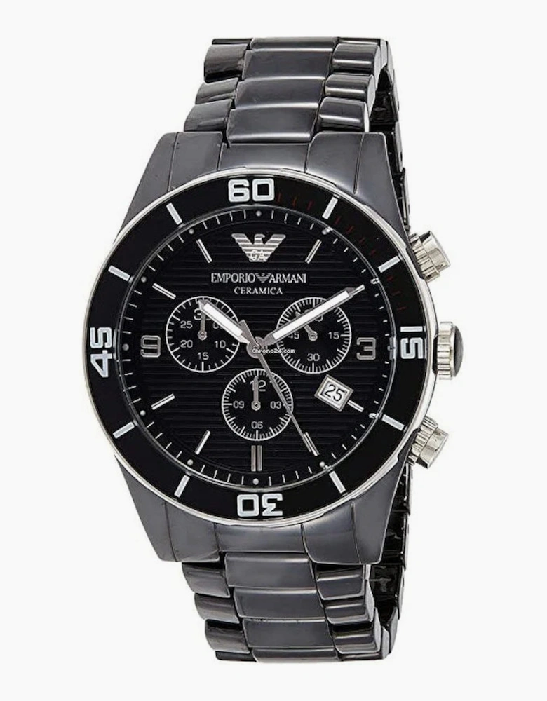 Emporio Armani AR1421 Black Ceramic Chronograph Men's Watch