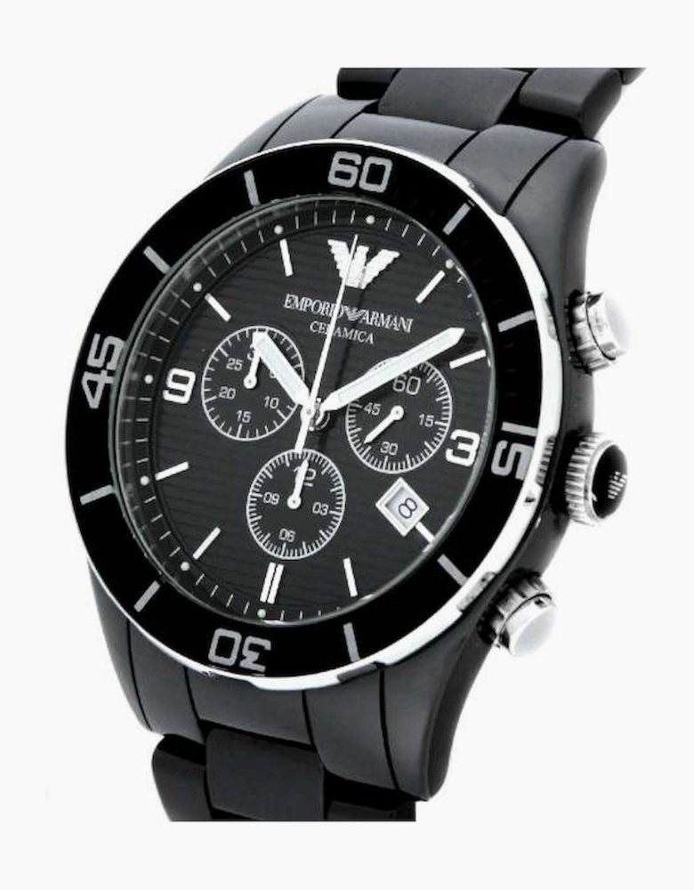 Emporio Armani AR1421 Black Ceramic Chronograph Men's Watch