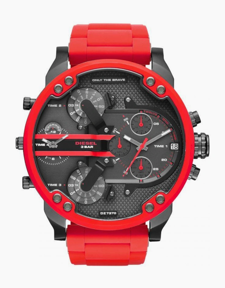 Diesel DZ7370 Daddy 2.0 Red Chronograph Men's Watch