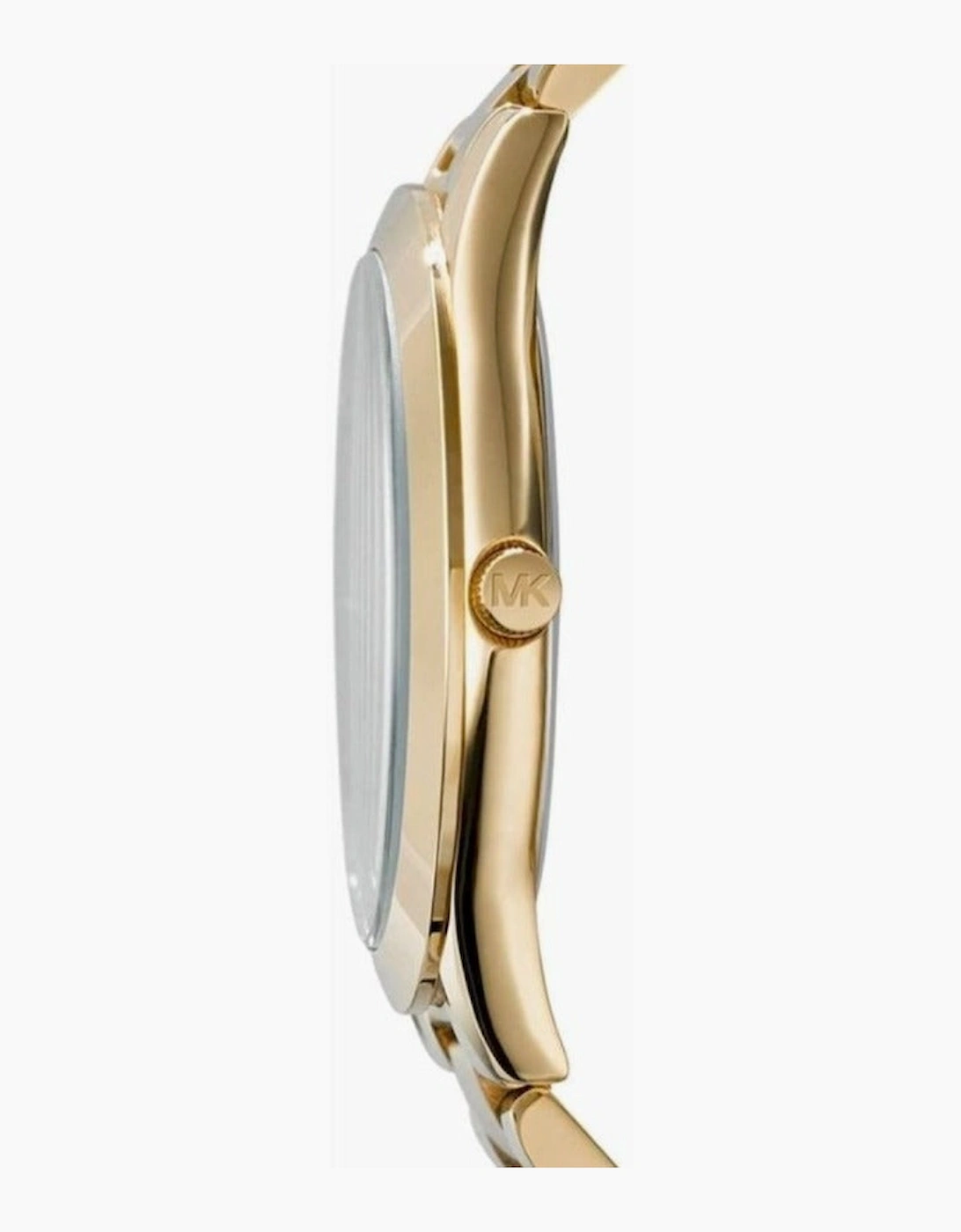 Michael Kors Ladies Slim Runway Gold Watch MK3264