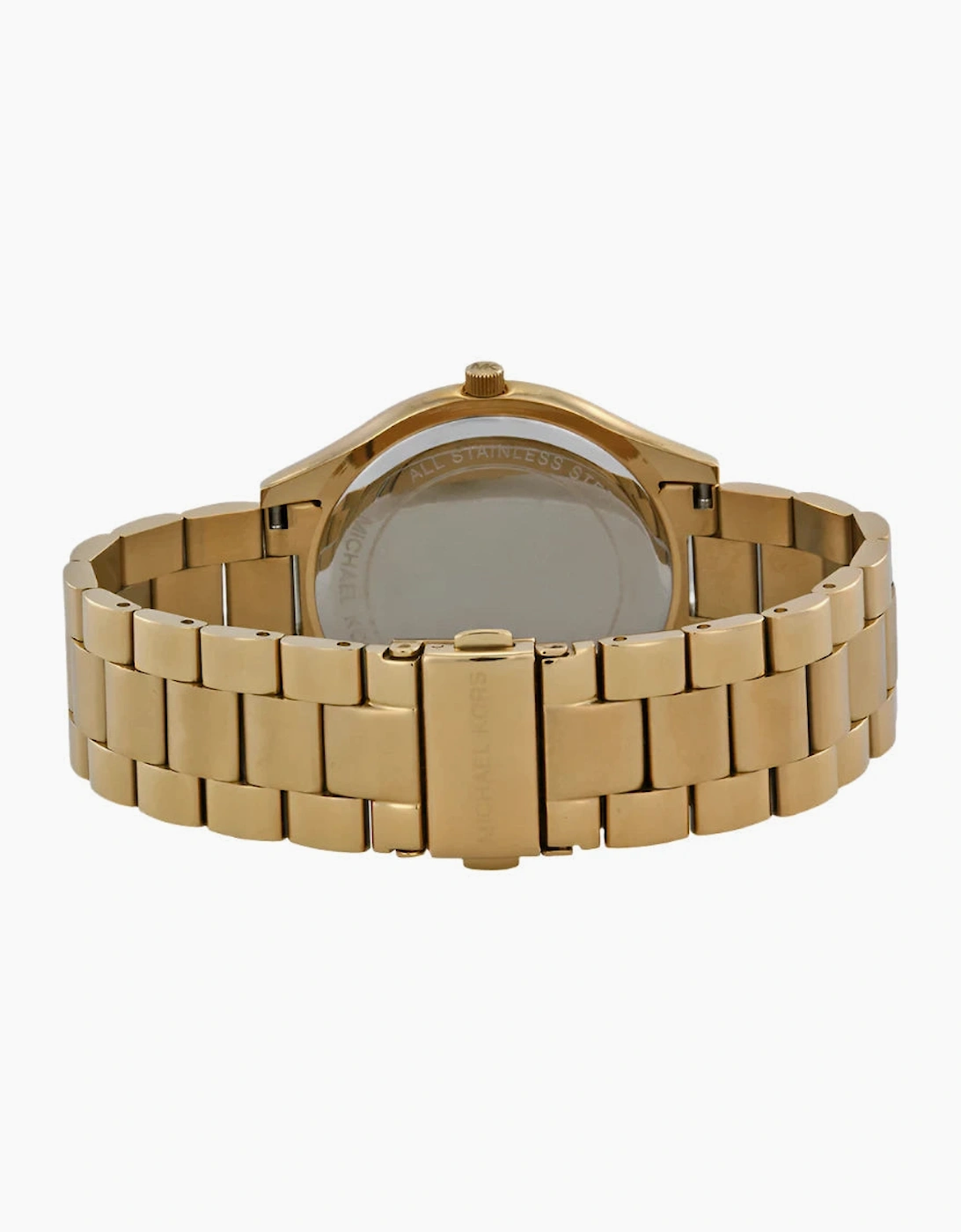 Michael Kors Ladies Slim Runway Gold Watch MK3264