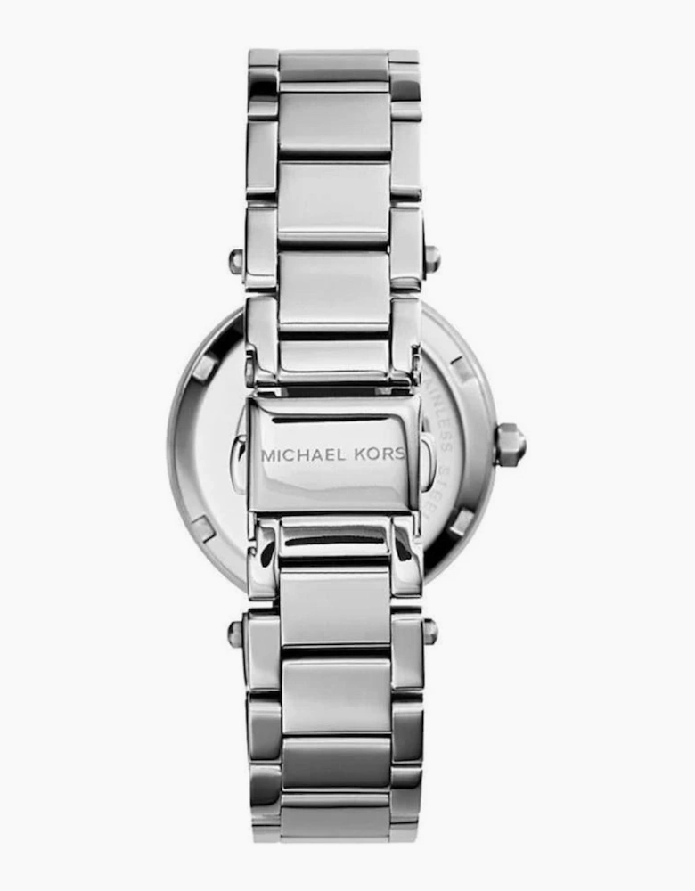 Michael Kors MK5615 Mini Parker Silver Chronograph Ladies Watch