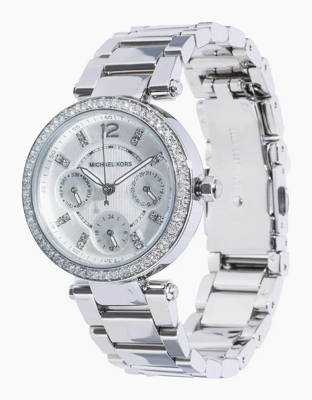 Michael Kors MK5615 Mini Parker Silver Chronograph Ladies Watch