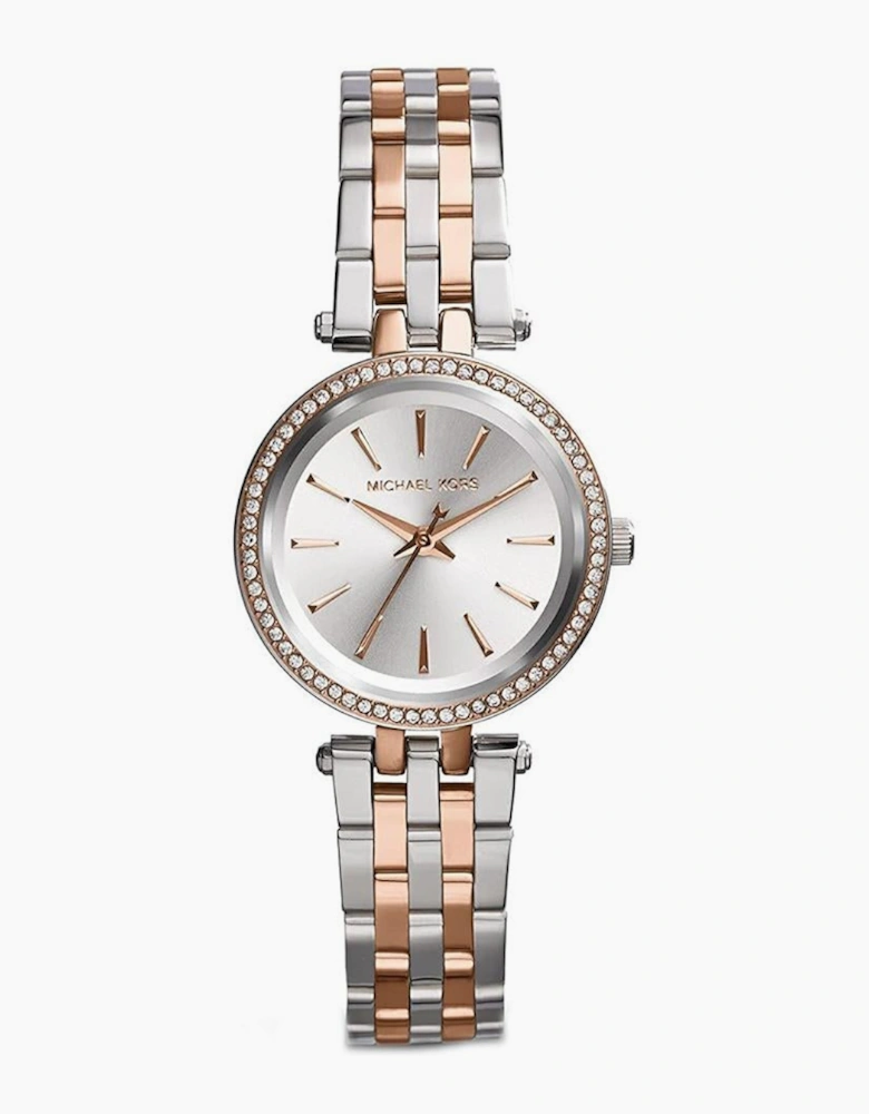 Michael Kors MK3298 Darci Petite Silver Two Tone Ladies Watch