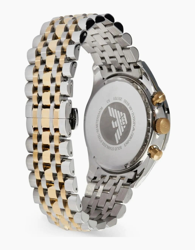 Emporio Armani Men's Tazio Two Tone Watch AR8030