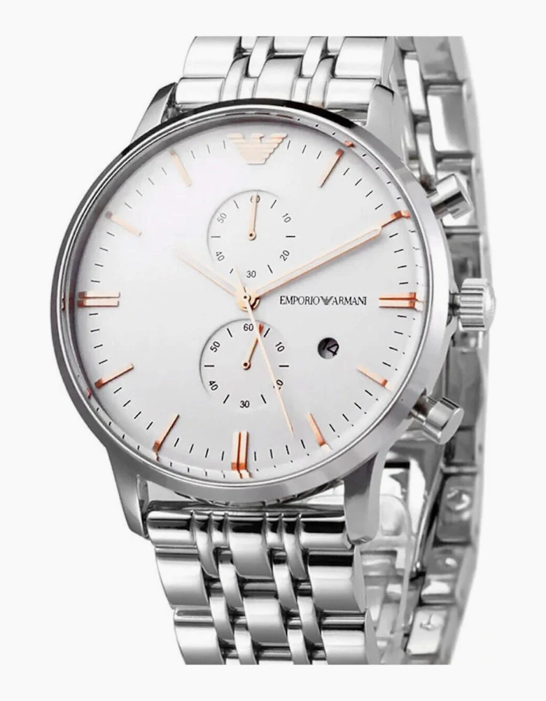 Emporio Armani AR1933 Silver Tone Chronograph Men's Watch