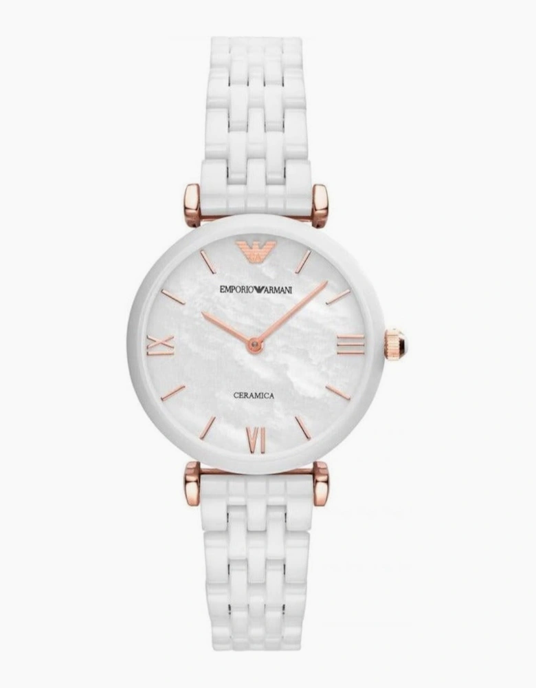 Emporio Armani AR1486 White Ceramic Ladies Watch
