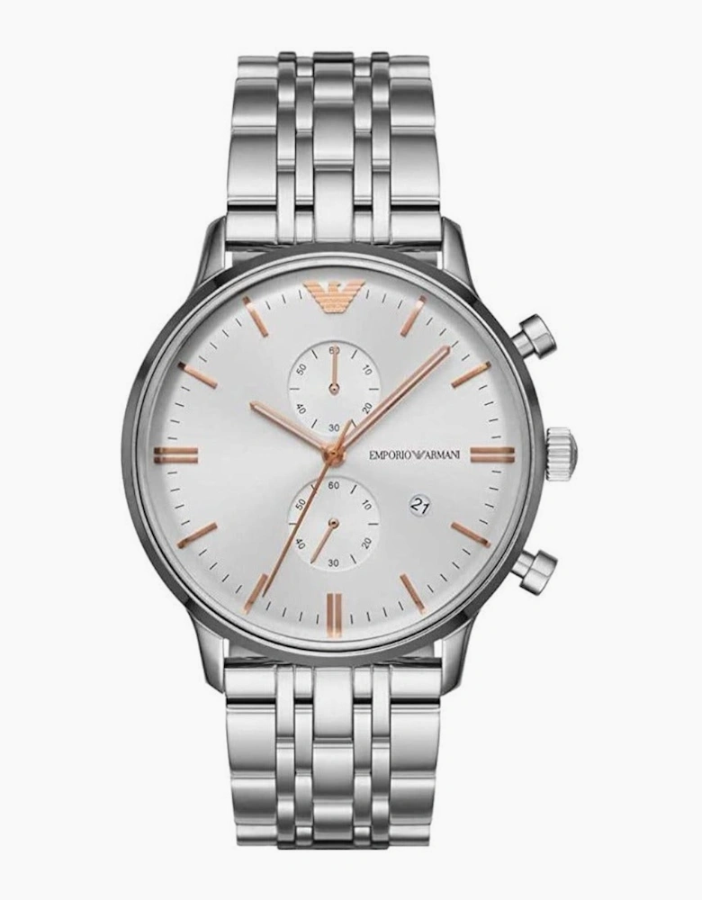 Emporio Armani AR1933 Silver Tone Chronograph Men's Watch