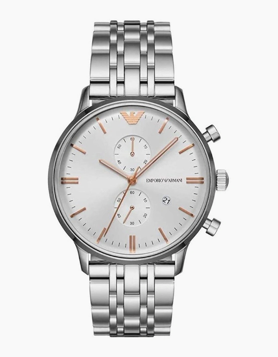 Emporio Armani AR1933 Silver Tone Chronograph Men's Watch
