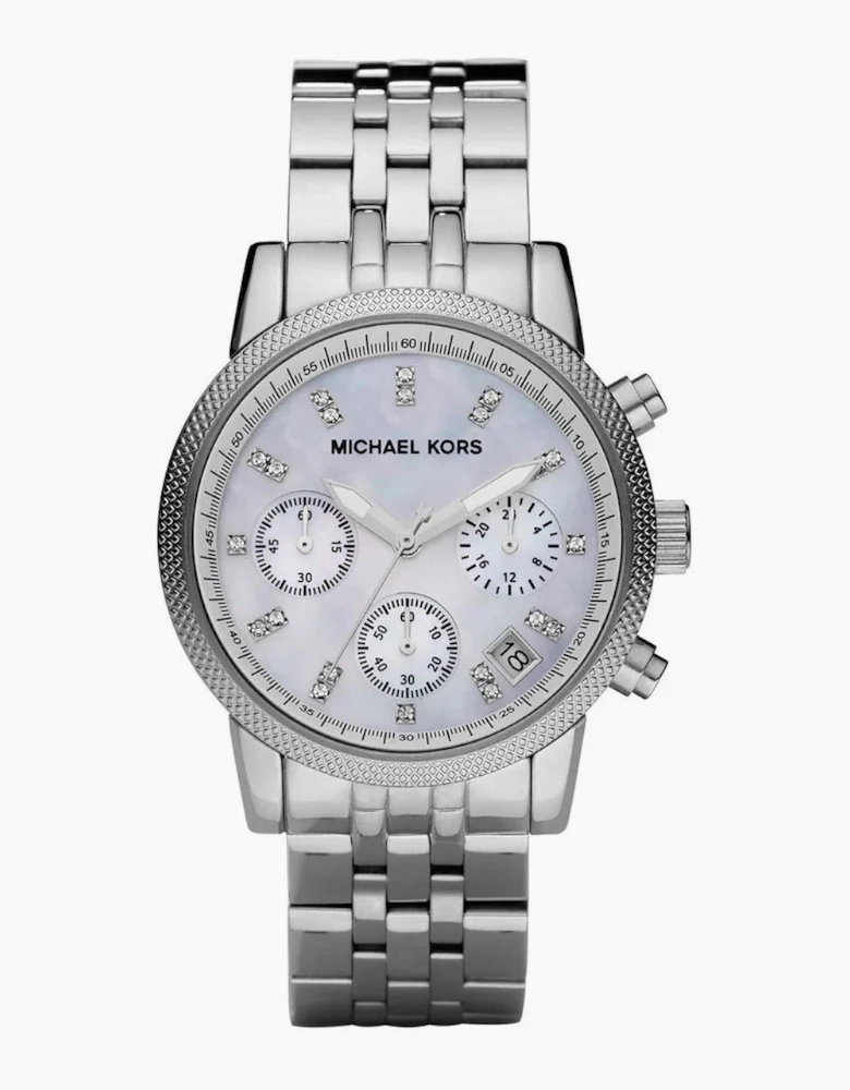 Michael Kors Ritz Ladies Silver Watch MK5020