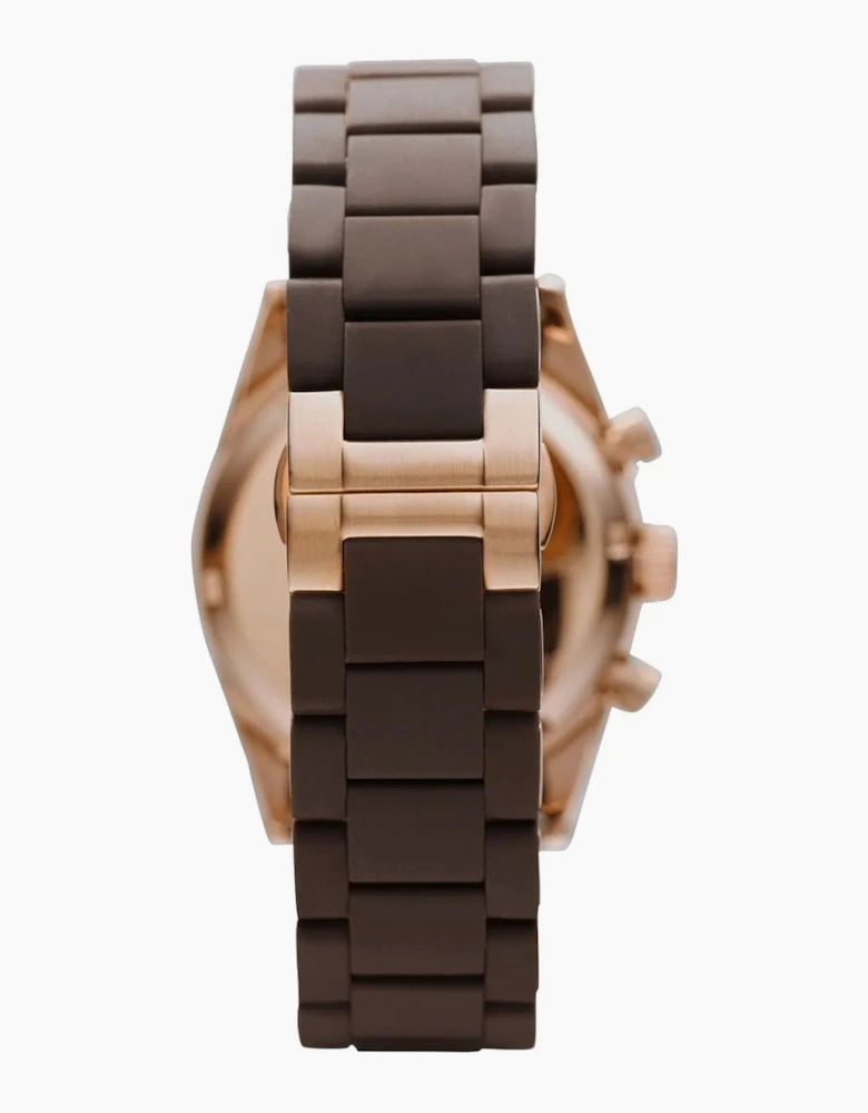 Emporio Armani AR5890 Brown Silicone Chronograph Men's Watch