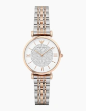 Two-Tone Silver / Rose Gold