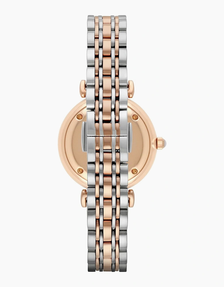 Emporio Armani AR1926 Rose Gold and Silver Two Tone Ladies Watch
