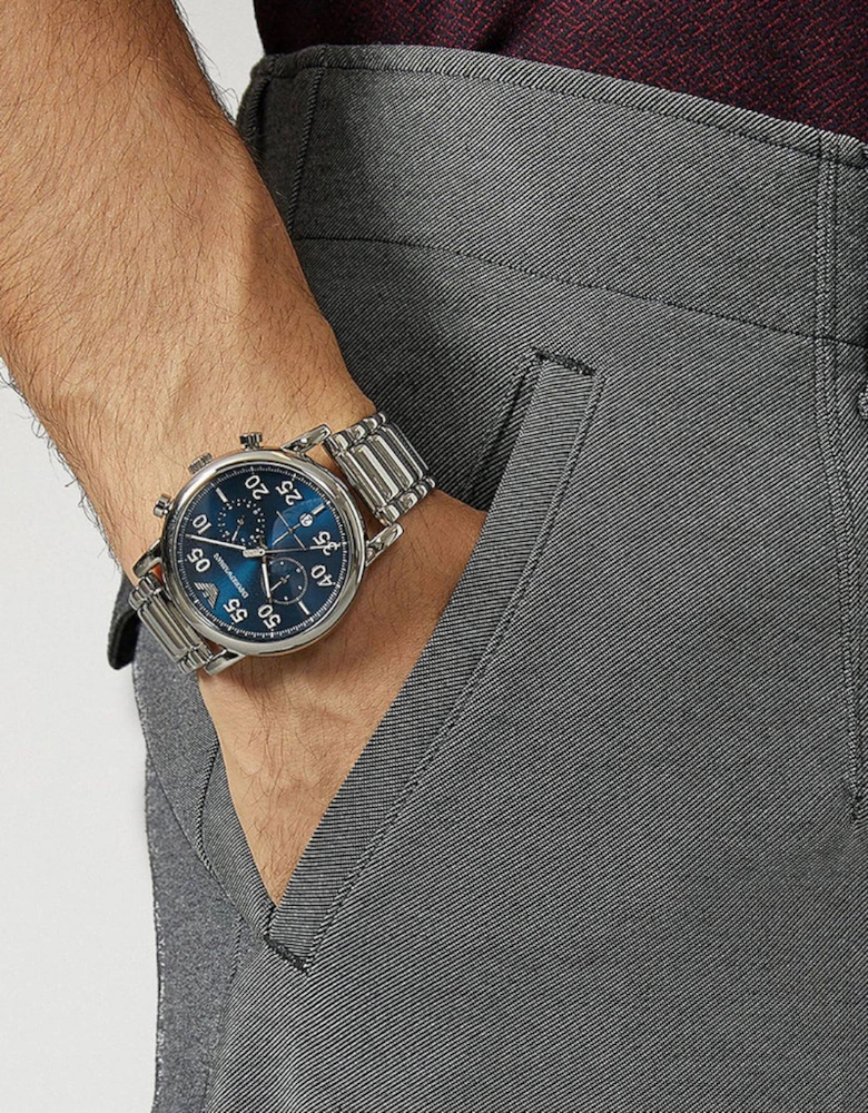 Emporio Armani  AR11132 Luigi Silver Men's Watch