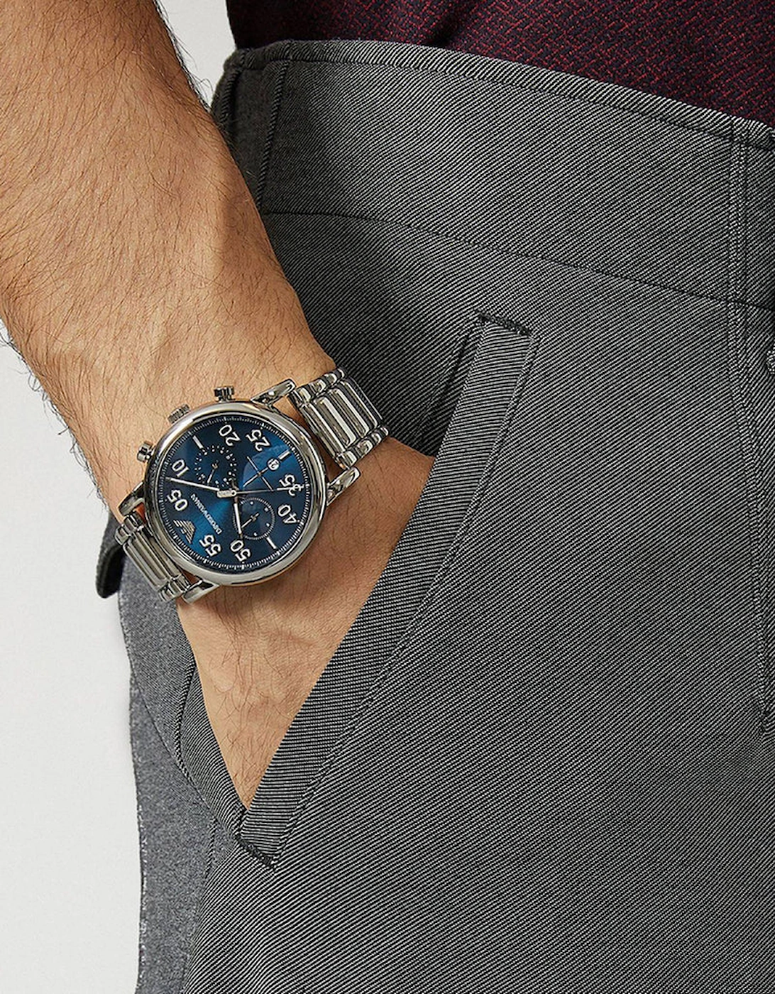Emporio Armani  AR11132 Luigi Silver Men's Watch