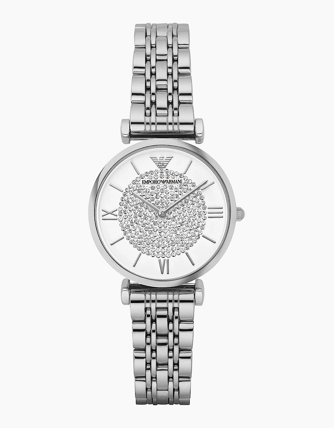 Emporio Armani AR1925 Silver Crystal Ladies Watch