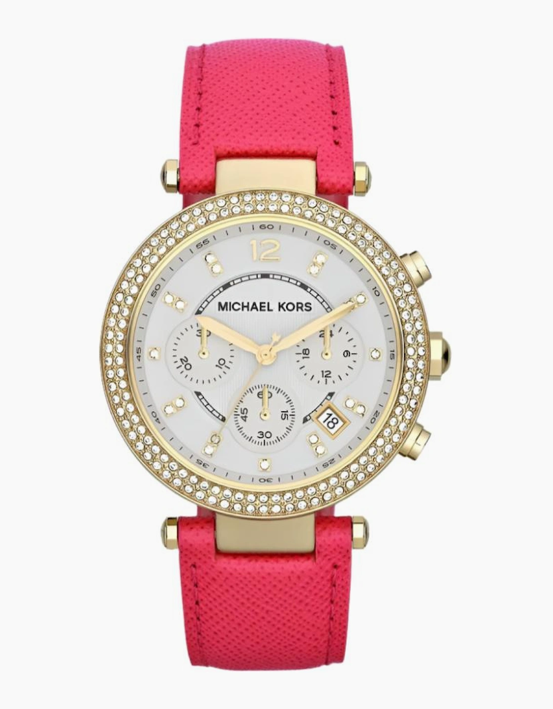 Michael Kors Parker Chrono Ladies Pink Watch MK2297
