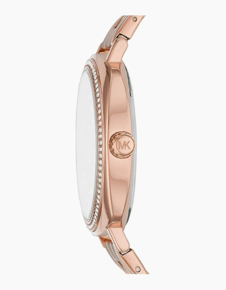 Michael Kors Ladies Rose-Gold Nia Watch MK3990