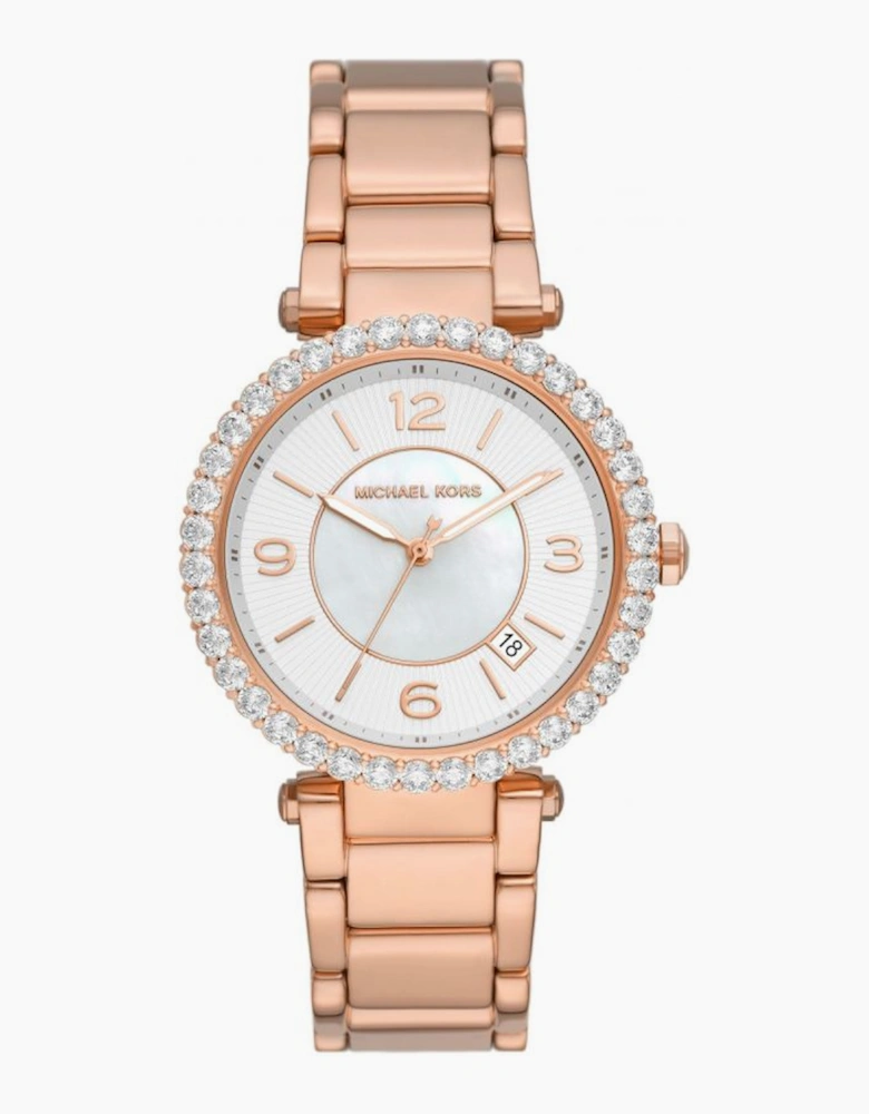 Michael Kors Ladies Two-Tone Parker Lux Watch MK4695