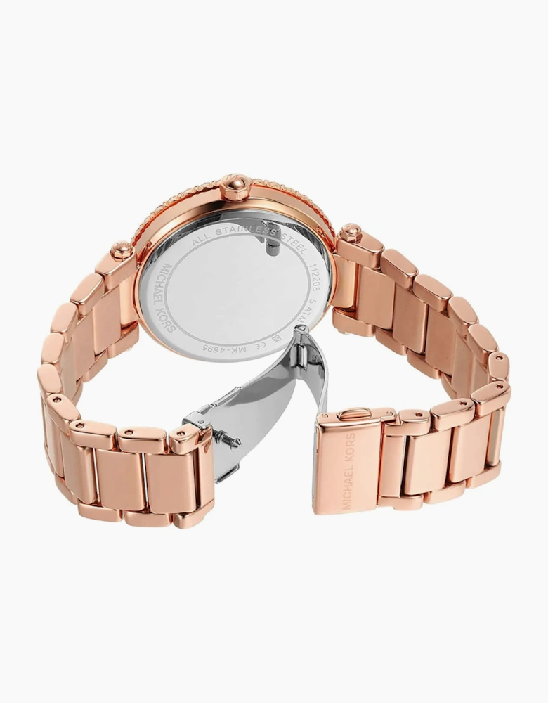 Michael Kors Ladies Two-Tone Parker Lux Watch MK4695