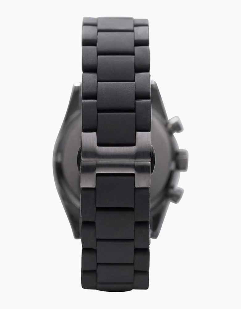 Emporio Armani AR5889 Black Silicon Chronograph Men's Watch