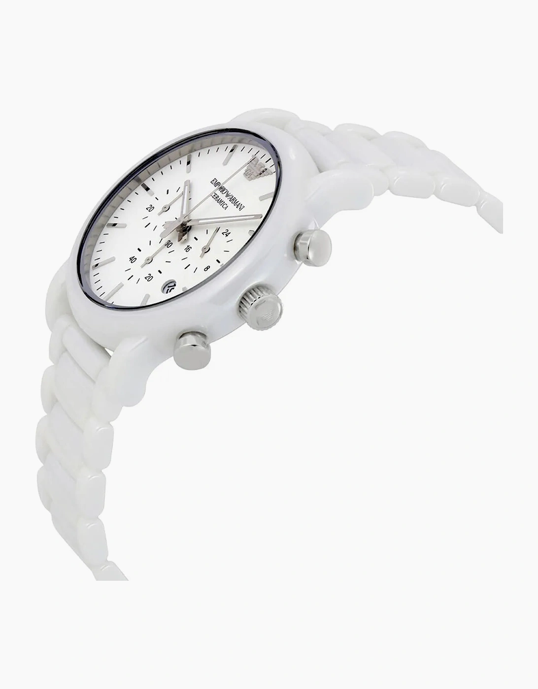 Emporio Armani AR1499 White Ceramic Chronograph Men's Watch