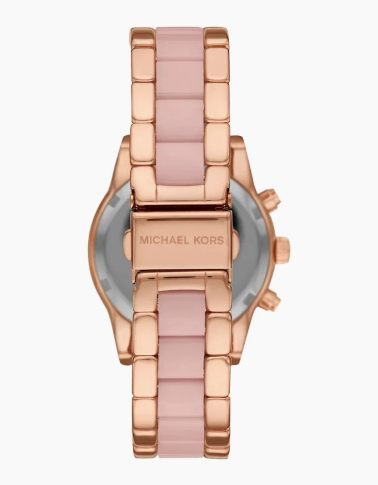 Michael Kors Ritz Ladies Rose Gold Watch MK6769