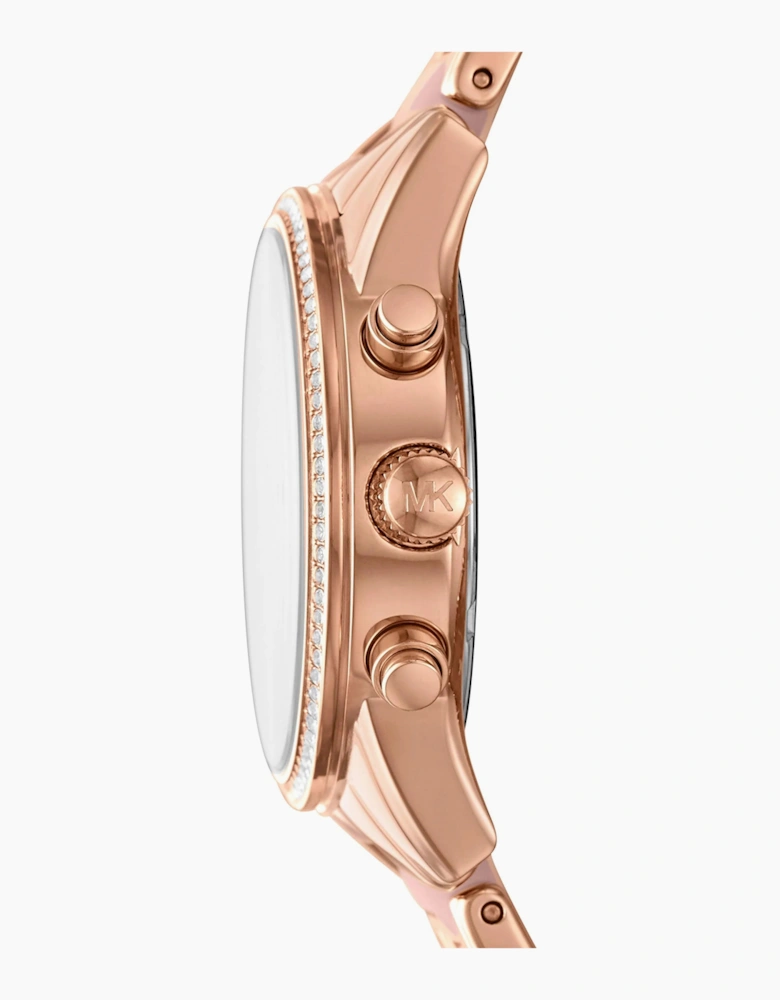 Michael Kors Ritz Ladies Rose Gold Watch MK6769