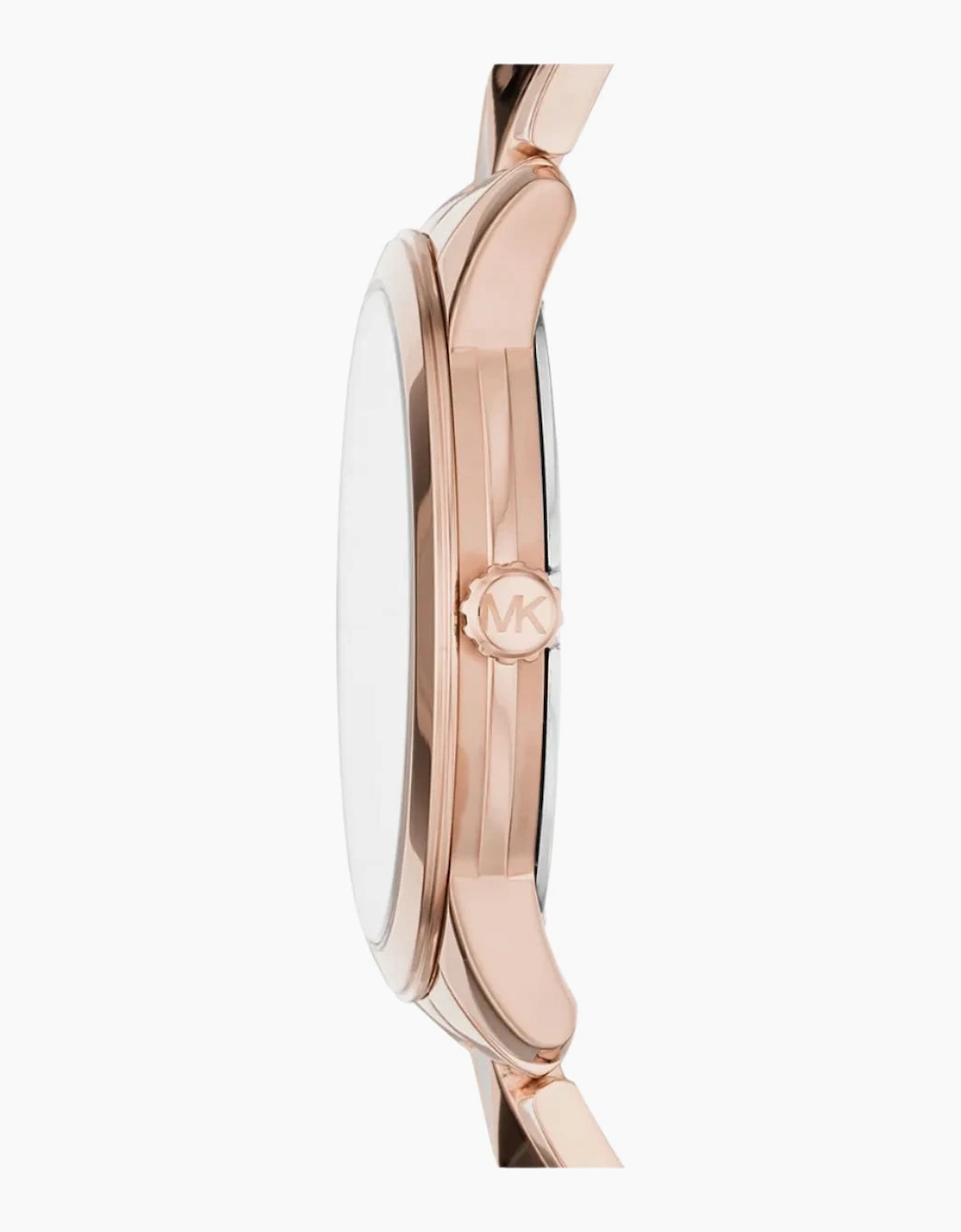 Michael Kors Ladies Rose-Gold Runway Mercer MK6671
