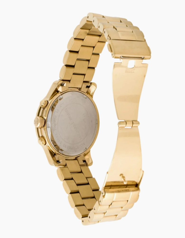 Michael Kors MK5055 Runway Gold Bracelet Chronograph Ladies Watch
