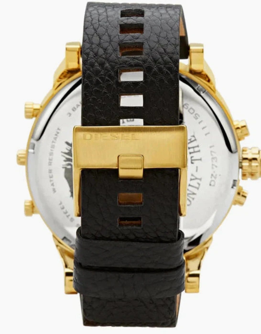 Diesel DZ7371 Mr. Daddy 2.0 Black Leather Men's Watch